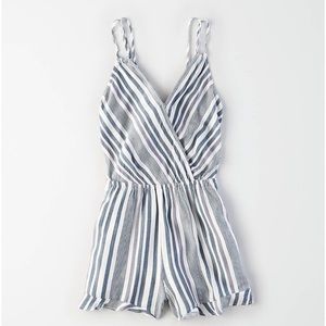 Americans Eagle Blue and White Romper